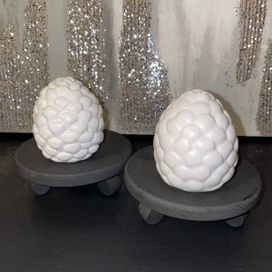 Threshold Ceramic Pinecone Salt & Pepper Shaker Set